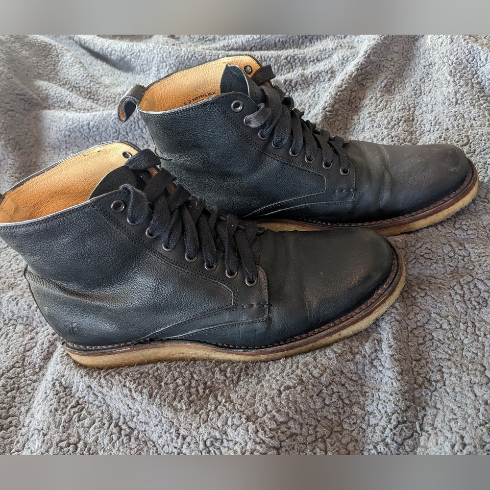 Frye Philip Crepe Lace-up Boot
